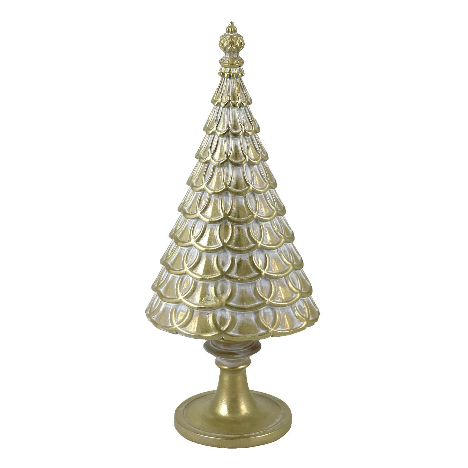 Albero in resina oro cm10x7h23,5