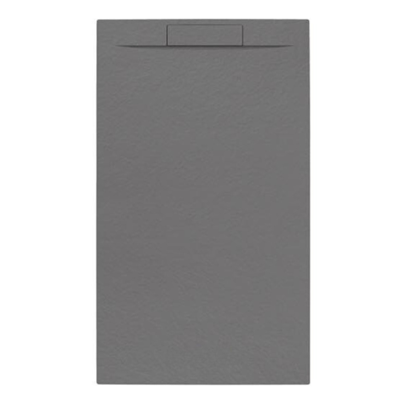 Fusion Receveur de douche 140x80cm en marbre coulé, Gris perle (SATFU14080GRP)