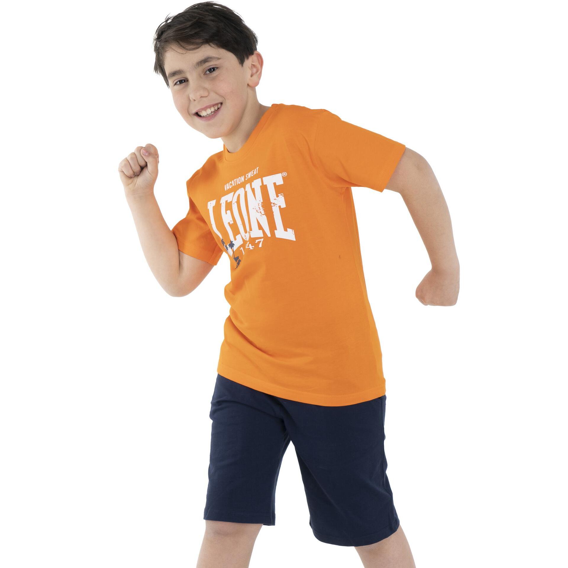Camiseta playa niño logo