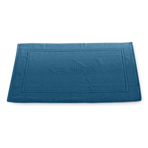 Alfombra de baño CASUAL azul marino 50x80 cm - 100% algodón -