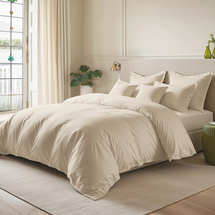 Housse de couette sakura beige