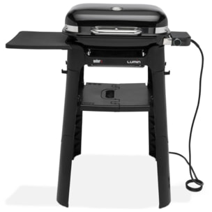 Barbecue électrique WEBER Lumin compact black sur pied 43x28 cm