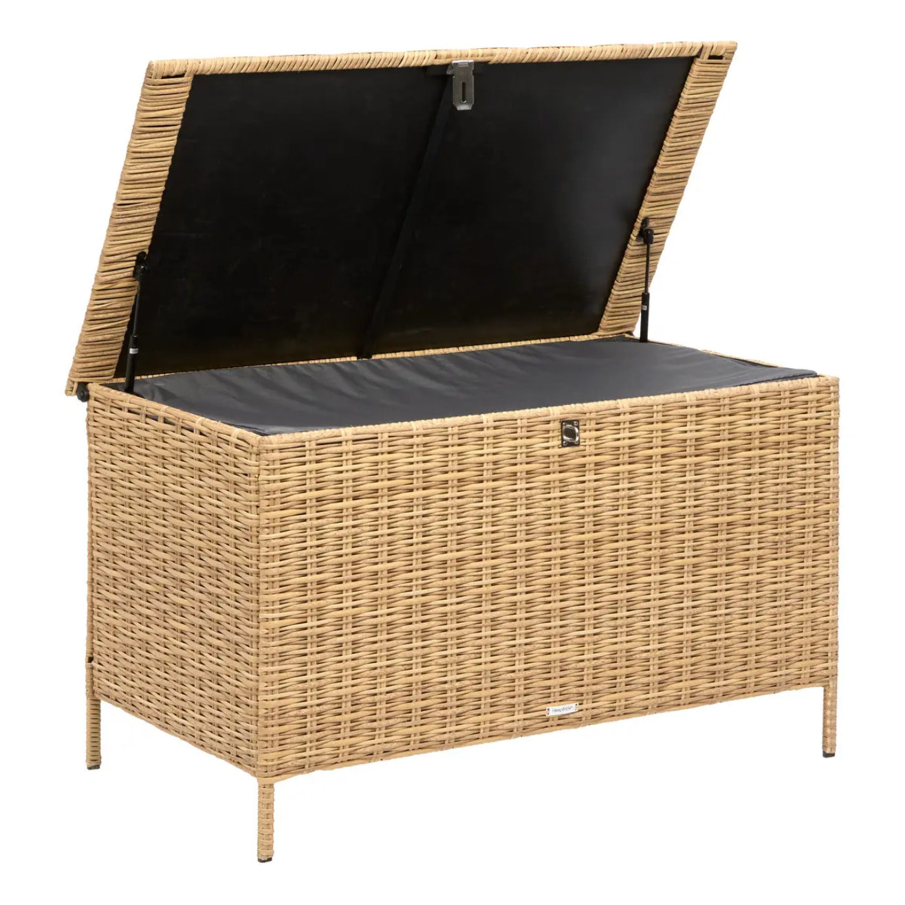 Coffre de rangement 300L Bayana savana en résine tressée