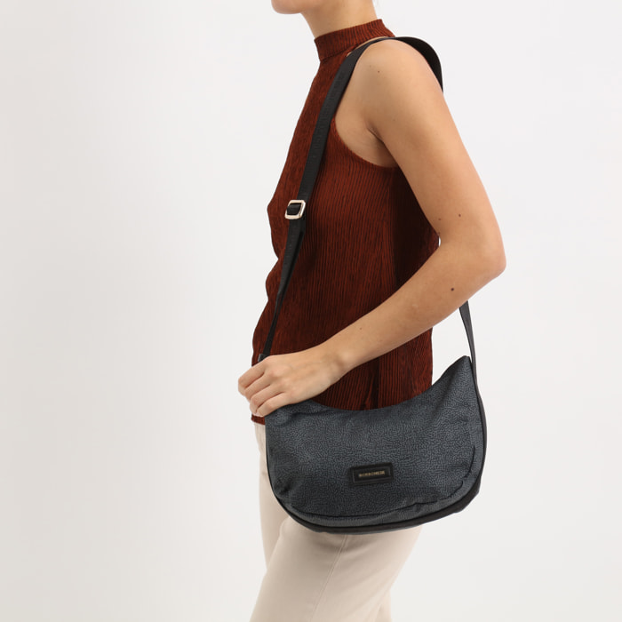 Borsa a tracolla "Luna" Flexos Soft - grigio scuro