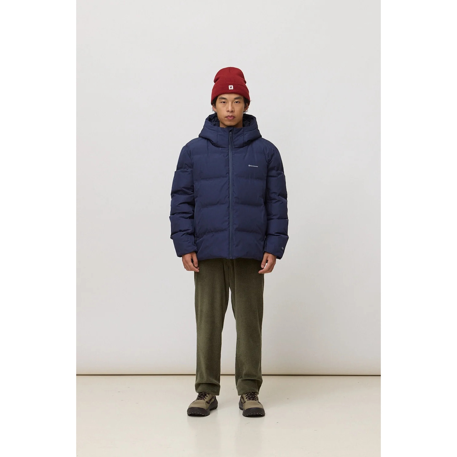 PUFFER PARKA NEST AZUL MARINO
