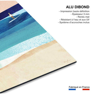 Tableau de surf droite parfaite  Tableau alu Dibond