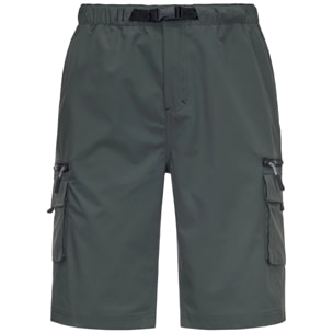 Kappa - Pantaloni Corti Uomo Verde - Logo Icargos