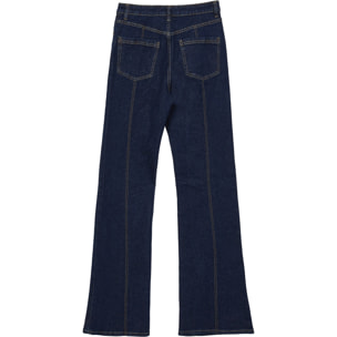 Jeans flare nervature