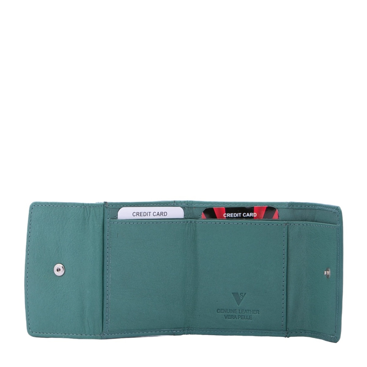 Portafoglio donna in ecopelle - Modello False - Casual - 9.0 x 7.5 x 2.0 cm