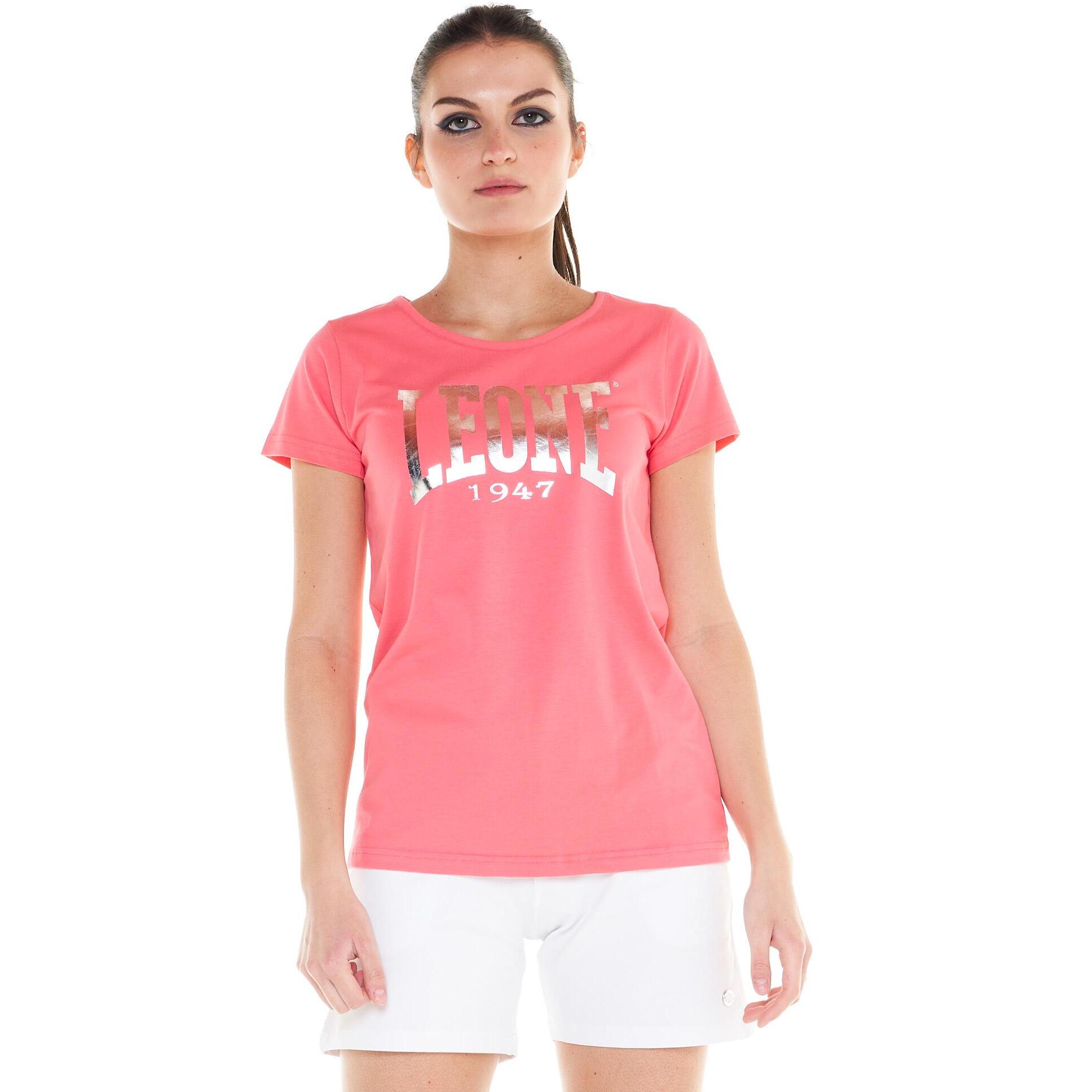 Camiseta básica mujer logo grande