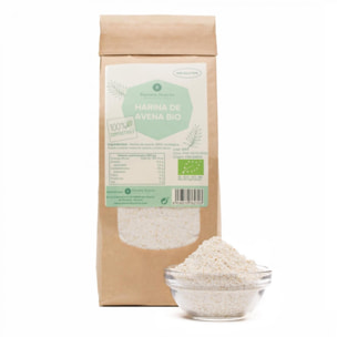 PLANETA HUERTO | Harina de Avena Sin Gluten ECO 1 kg - Ecológica, Natural y Perfecta para Recetas Saludables