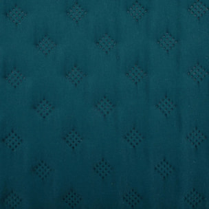 Dessus de lit "Kalia" 240x260cm bleu égéen