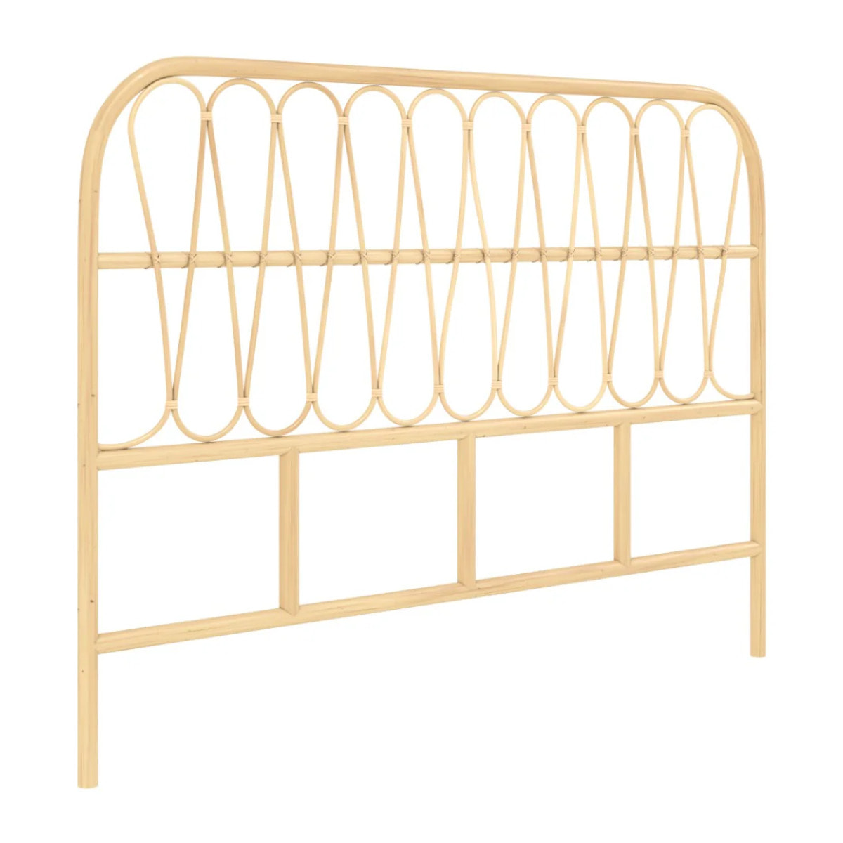Tête de lit en rotin naturel 140 cm - Elior