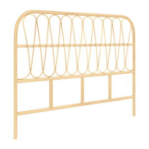 Tête de lit en rotin naturel 140 cm - Elior
