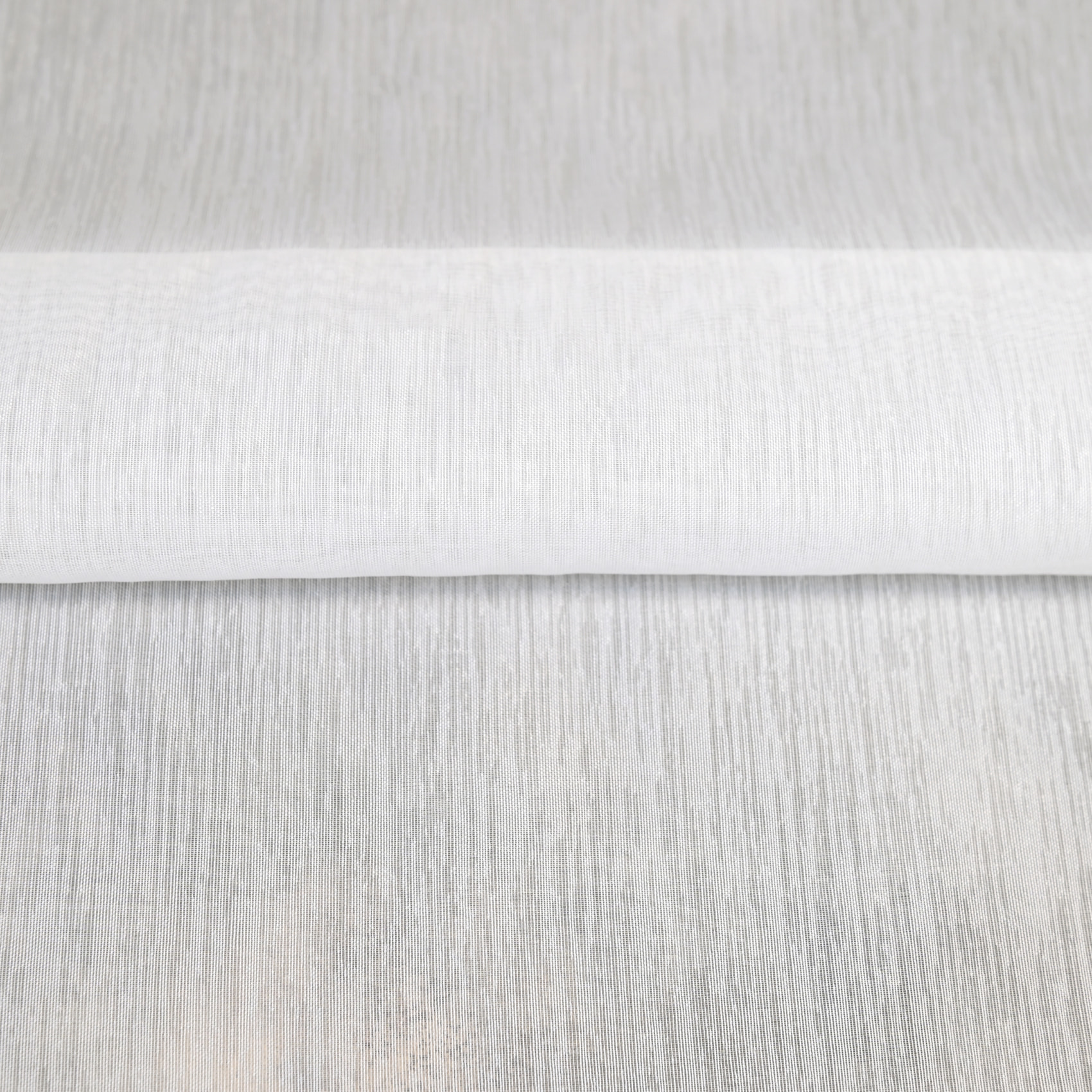 Tissu voile légère avec bas plombé - Blanc