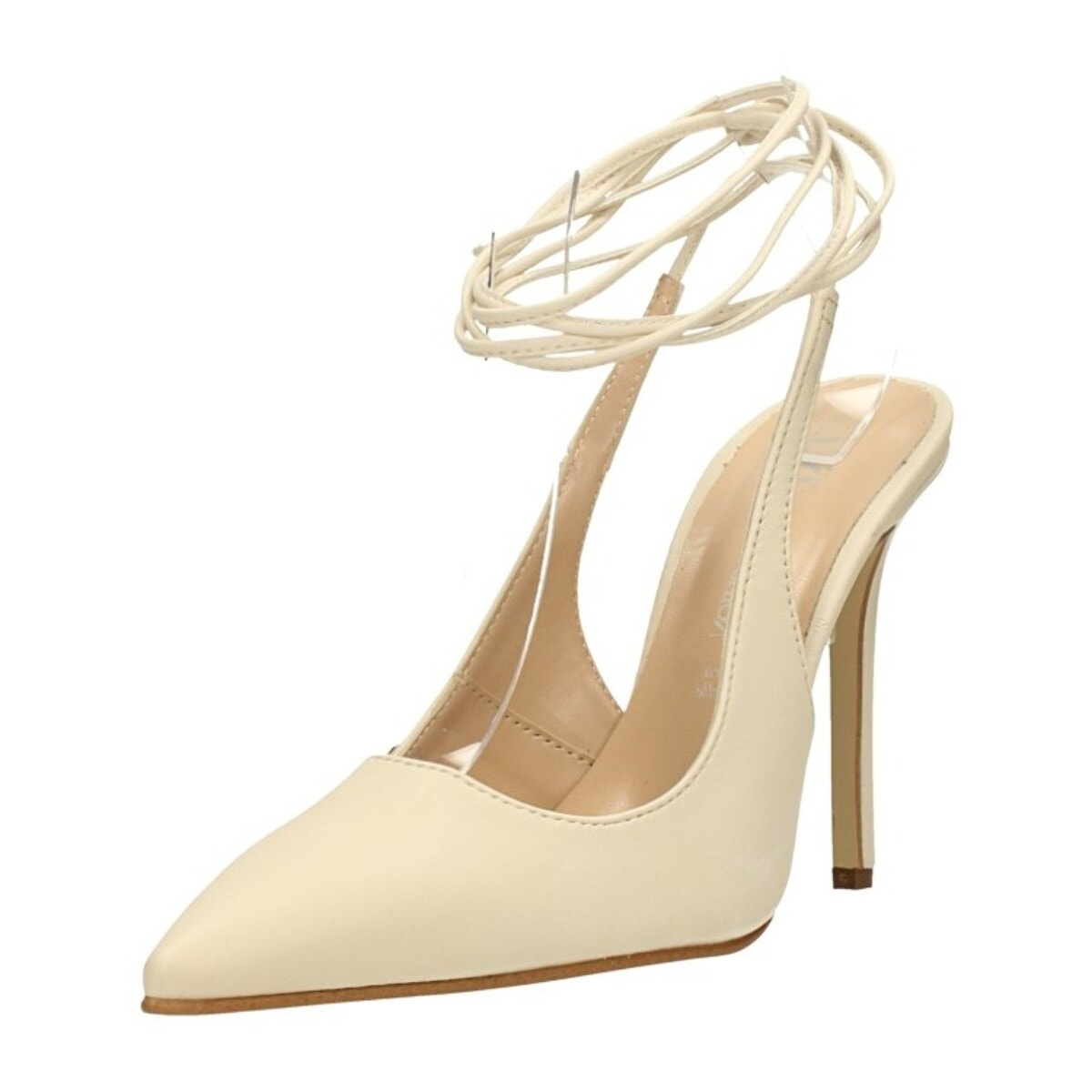 Décolleté sling back Donna Tata Italia Bianco