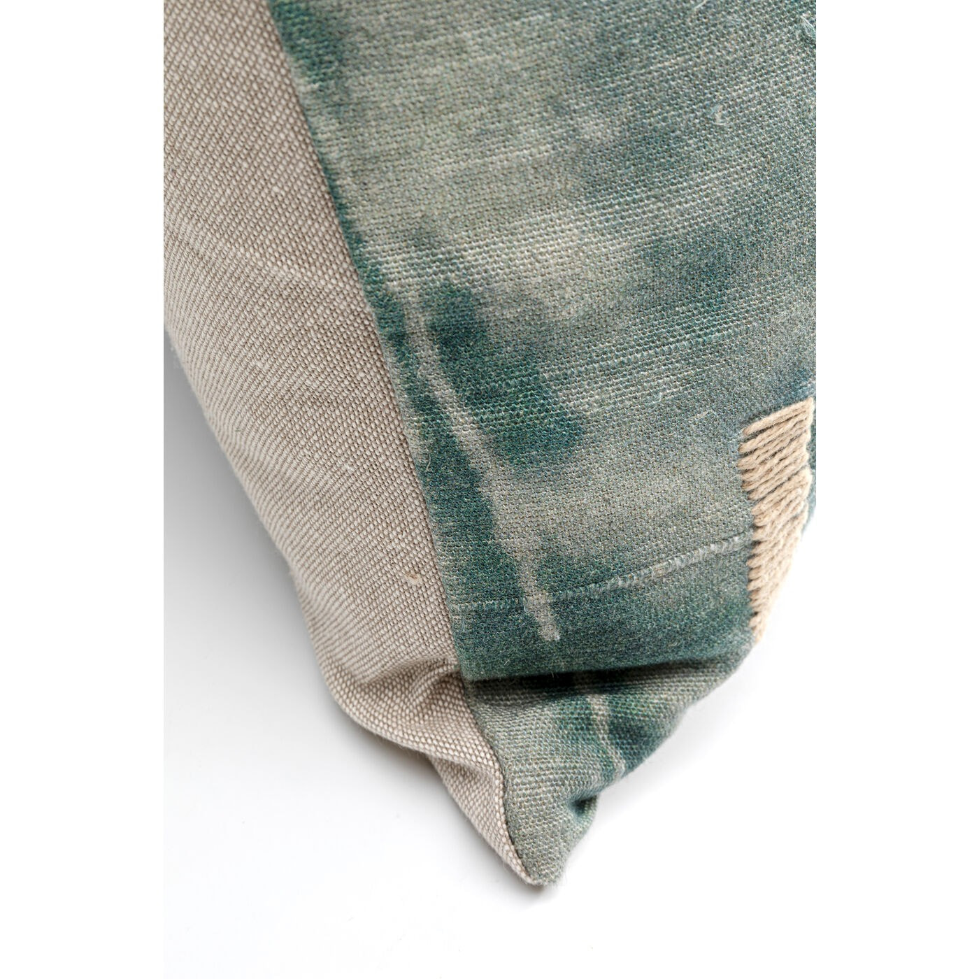 Coussin Mali bleu-vert Kare Design