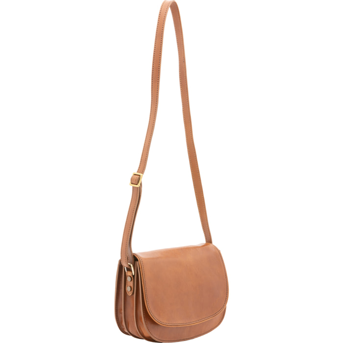 Borsa a tracolla  da donna In Vera pelle Made in Italy 25x23x11 cm