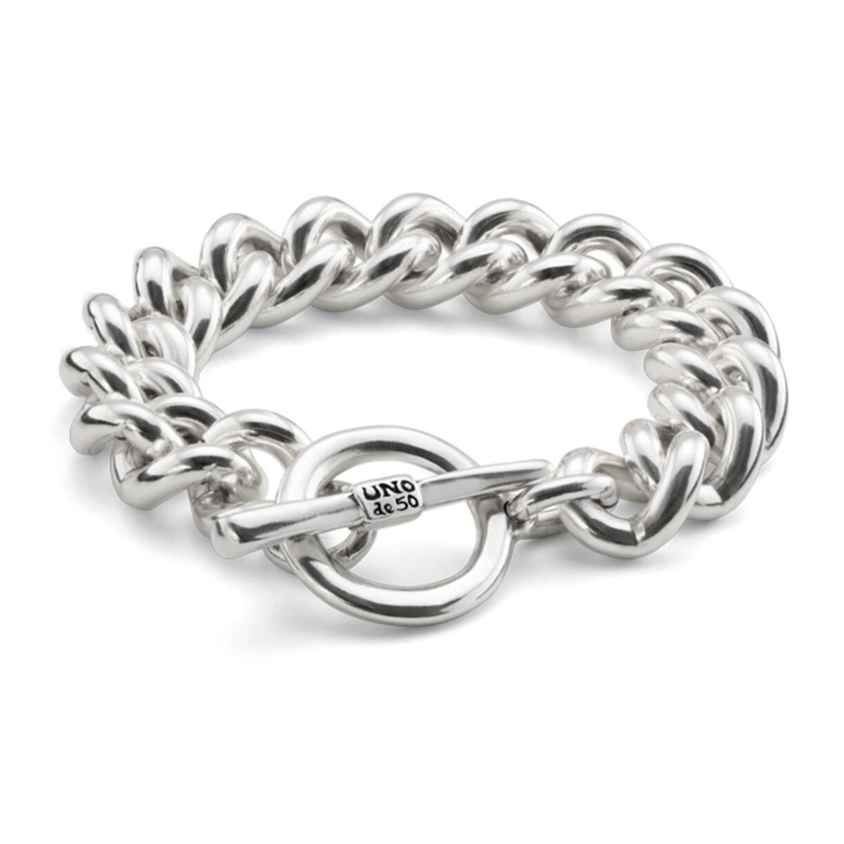 Pulsera Electric PLATEADO L