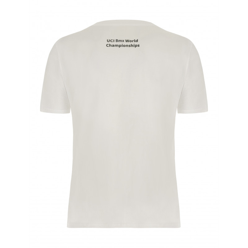 T-Shirt Bmx Urban - Uci Official - Bianco - Uomo