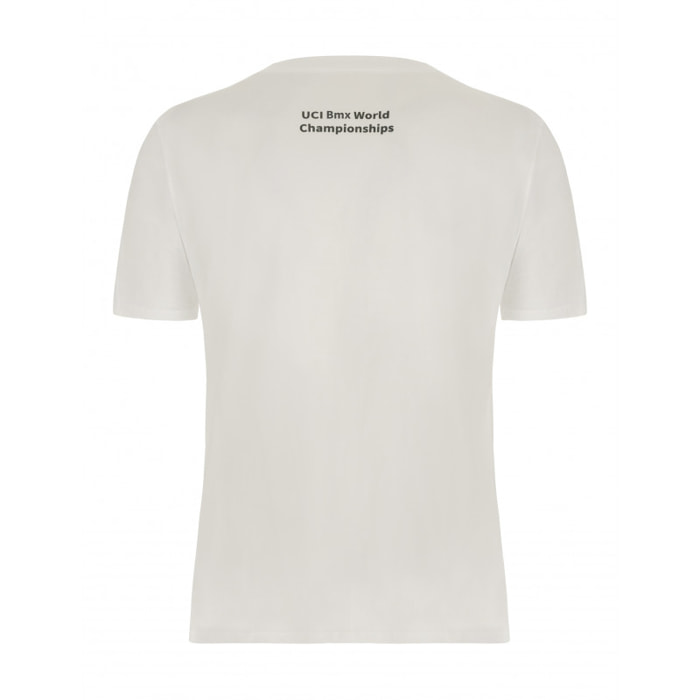 T-Shirt Bmx Urban - Uci Official - Bianco - Uomo