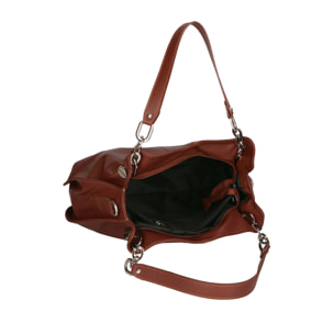 Borsa a mano da donna Made in Italy - Modello Ereba - 100% pelle - 38.0 x 30.0 x 12.0 cm