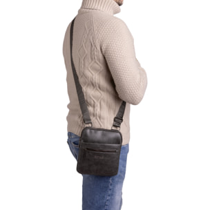 Borsa a tracolla  da uomo Textile Polyester 21x18x4 cm