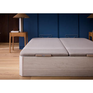 Sommier coffre SPACE UP 2 places|H 31 cm |confort ferme
