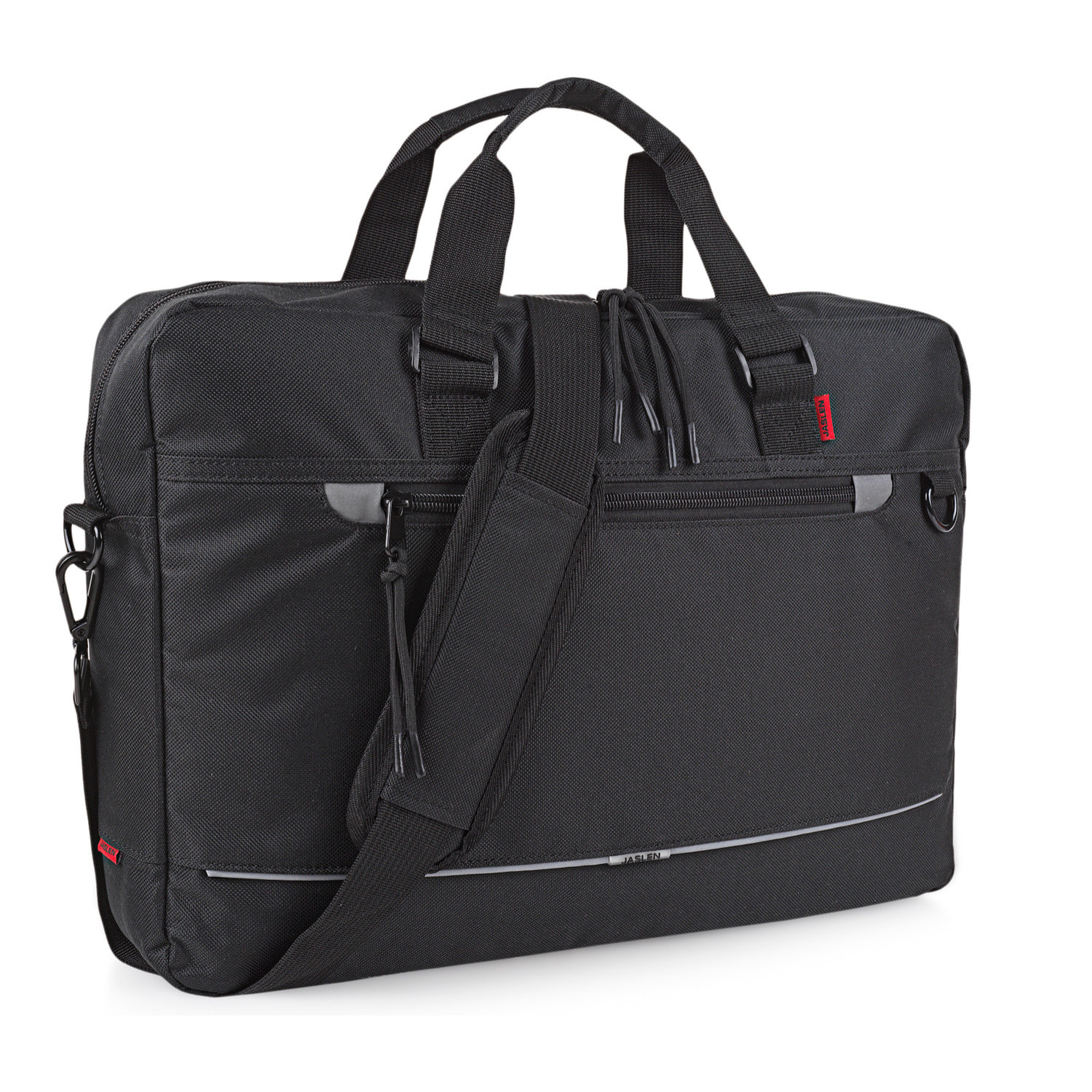 Maletin Portadocumentos Textil Jaslen Norwich Negro