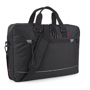 Maletin Portadocumentos Textil Jaslen Norwich Negro