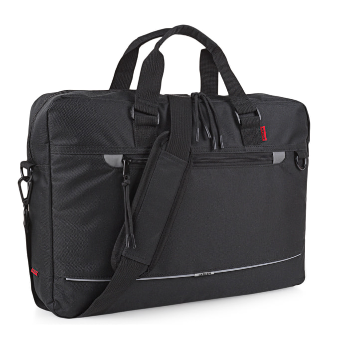 Maletin Portadocumentos Textil Jaslen Norwich Negro