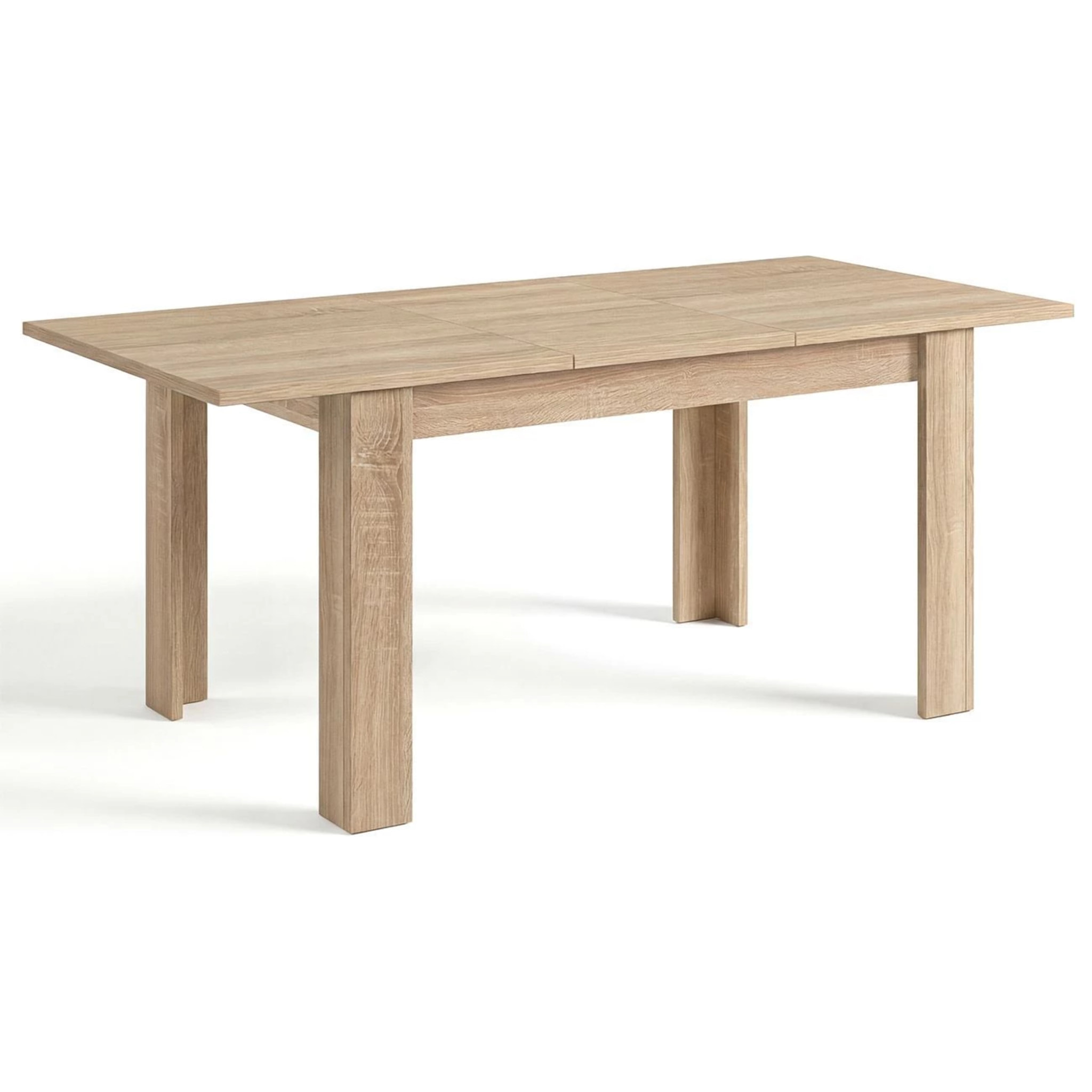 Mesa de comedor extensible en roble canadian 140-190x90 cm Sira Roble Canadian