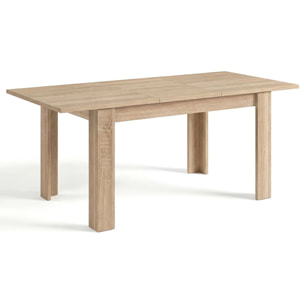 Mesa de comedor extensible en roble canadian 140-190x90 cm Sira Roble Canadian