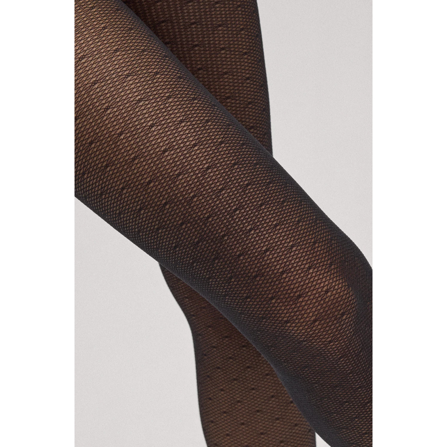 Collant in microrete a pois 20 denari