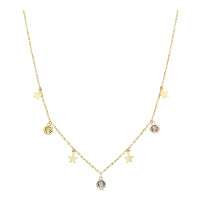 Collar Lux by Lux acabado en Oro amarillo de 18 Kts