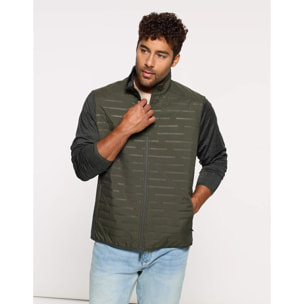 Chaqueta Ligera con Cremallera Caqui - Phu