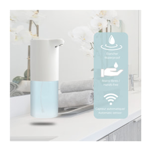 Distributeur de savon automatique infrarouge LEVY Blanc Spirella