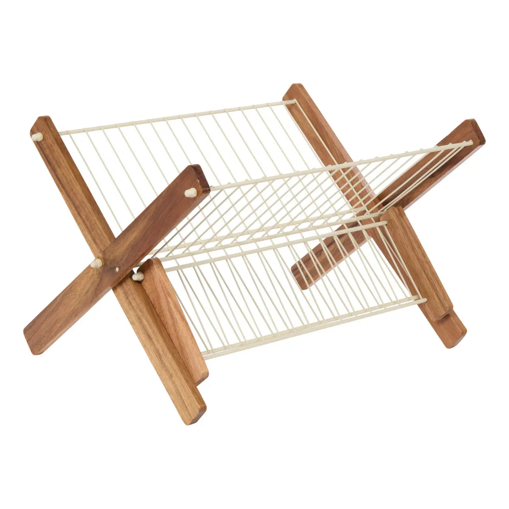 Egouttoir pliant Acacia beige