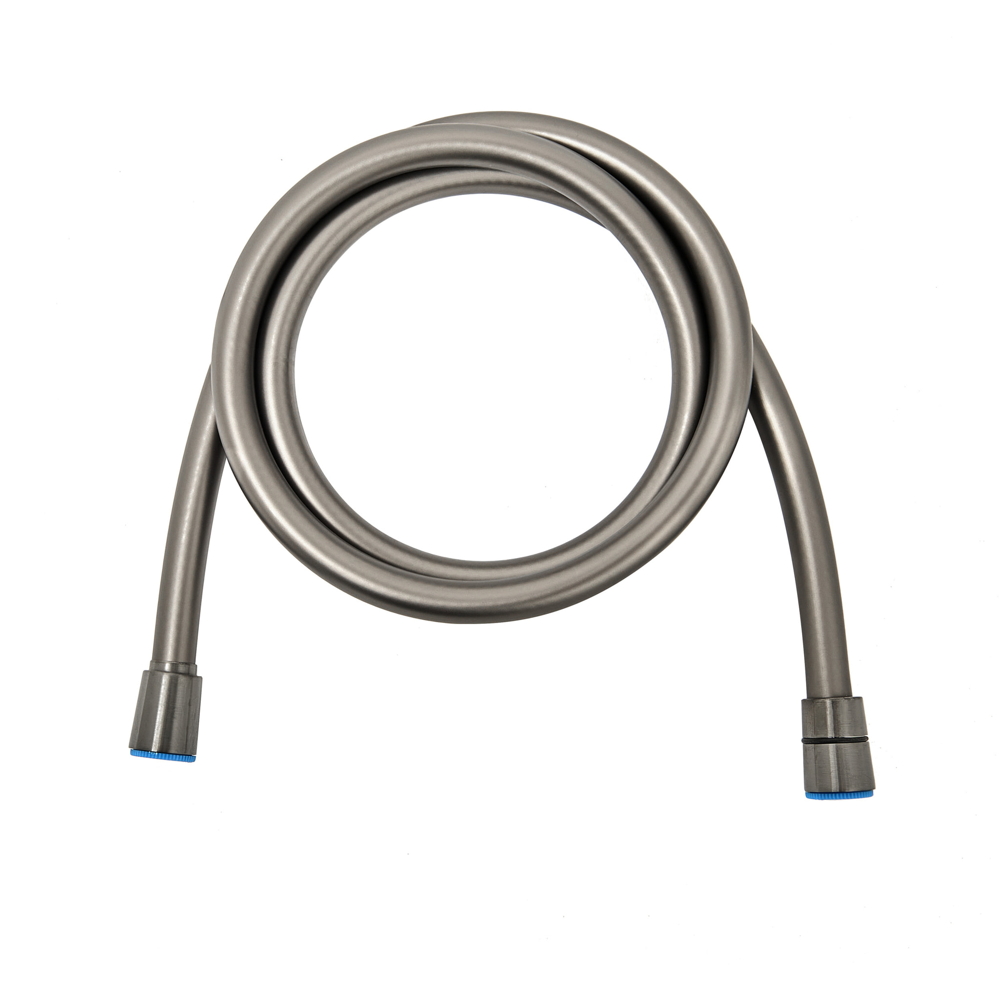 Aurum flexible de douche 150 cm avec écrou anti-torsion, métal brossé (SATBAURHPBGM)