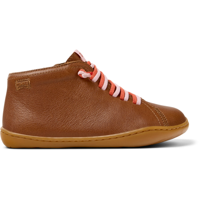 Zapatillas - CAMPER Peu Cami - Marron - Cuero liso