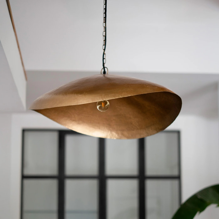 Suspension en métal doré 72 cm - Elora