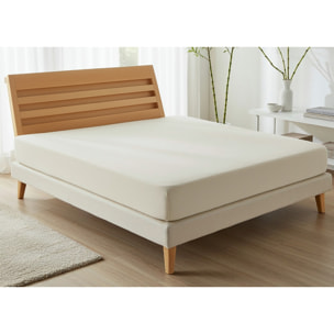 Lenzuolo Sotto Con Angoli No Stiro Tinta Unita Francesca Panna