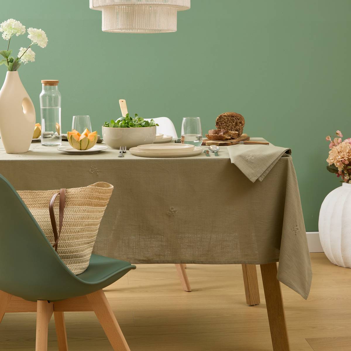 Nappe Joy 150x250cm vert kaki