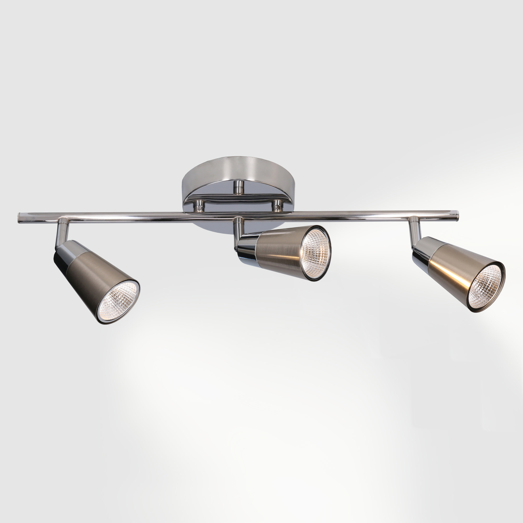 Forlight Proyector Ip20 Vitro Triplex Led 15W 3000K Cromo 1346Lm