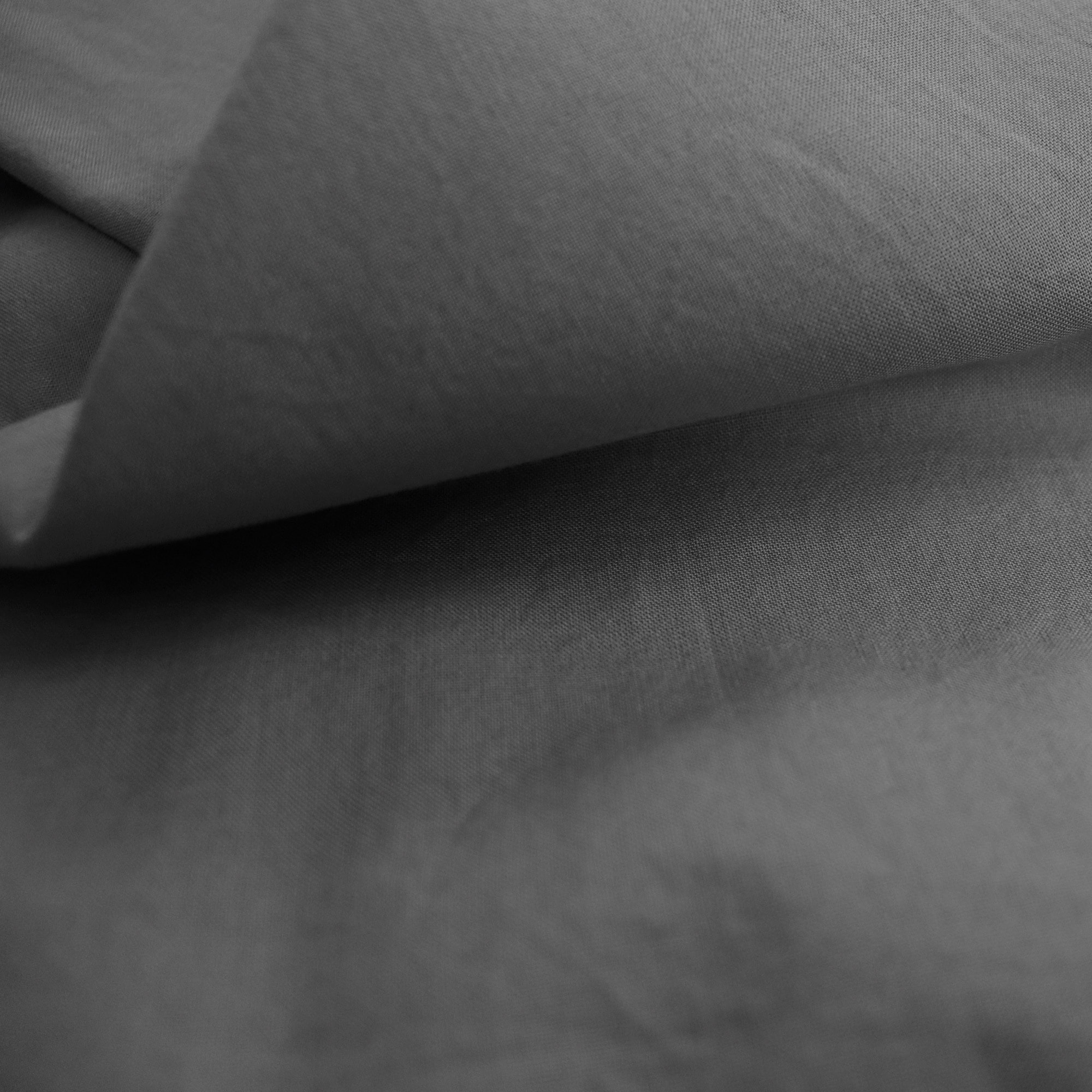 Set de 2 taies d'oreiller unies à franges, COTON LAVÉ