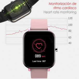 Smartwatch Y30 con cardiofrequenzimetro, pressione sanguigna e monitor O2. 8 modalità sportive.