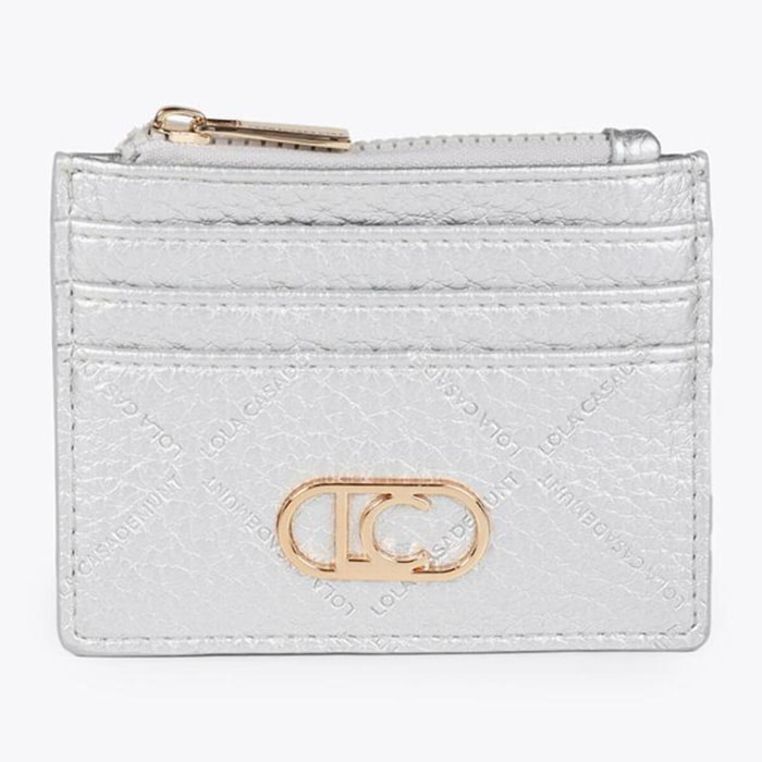 Portatessere monogramma a rombi