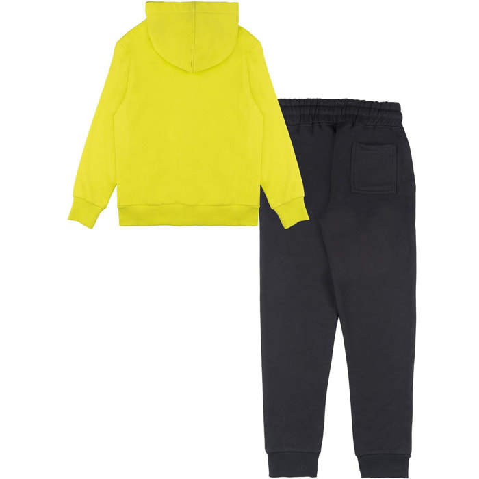 Tuta invernale da bambino con cappuccio e zip Leone 1947 Neon