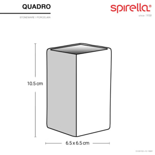 Goblet Ceramique QUADRO Noir Spirella