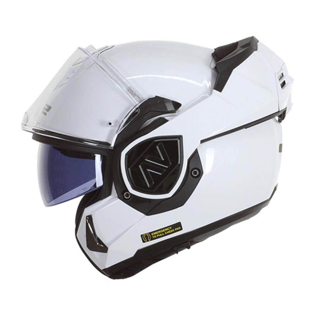 CASCO MOTO MODULAR LS2 FF906 ADVANT SOLID WHITE (E22.06)